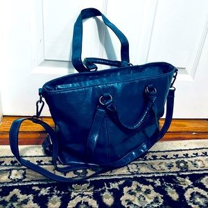 Unbranded Blue Pleather Bag